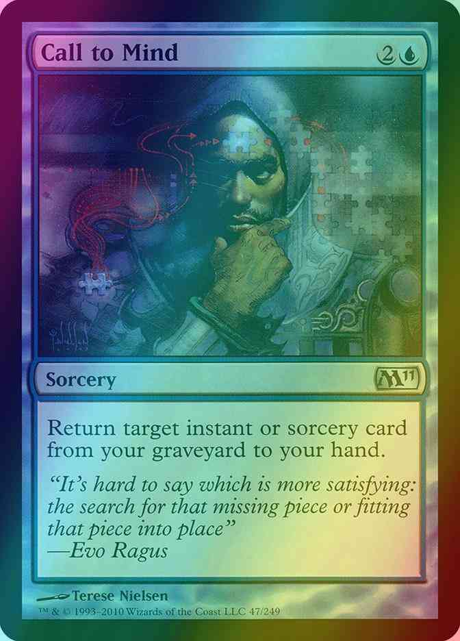 Call to Mind [47] [Magic 2011] [Foil]