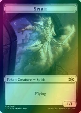 Elemental Token (13) // Spirit Token (08) [Double Masters 2022: Tokens] [Foil]