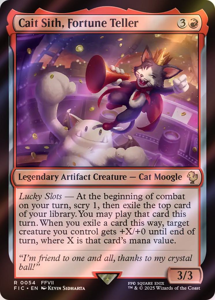 Cait Sith, Fortune Teller [54] [FINAL FANTASY: Commander] [Surge Foil]