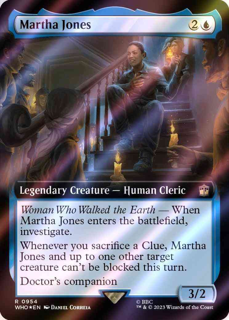 Martha Jones [954] [Extended Art] [Universes Beyond: Doctor Who] [Surge Foil]