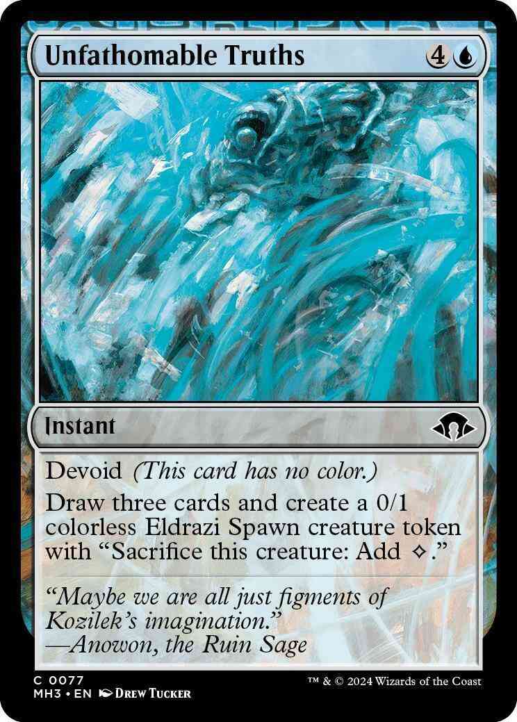 Unfathomable Truths [77] [Modern Horizons 3] [Non-Foil]