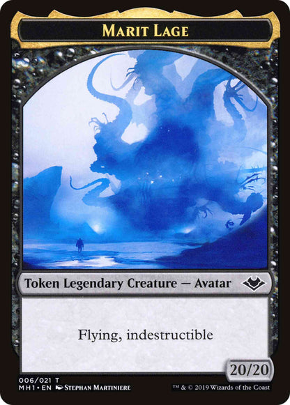Elemental Token (08) // Marit Lage Token (06) [Modern Horizons Tokens] [Non-Foil]