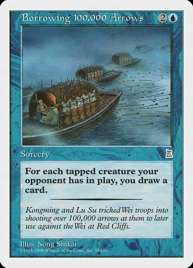 Borrowing 100,000 Arrows - Chinese [35] [Chinese Portal Three Kingdoms] [Non-Foil]
