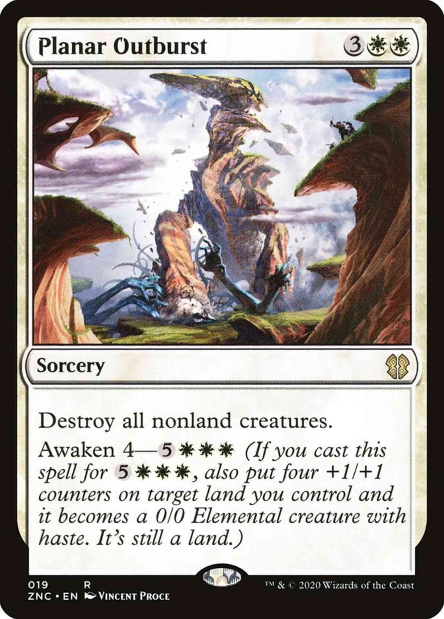 Planar Outburst [19] [Zendikar Rising Commander] [Non-Foil]