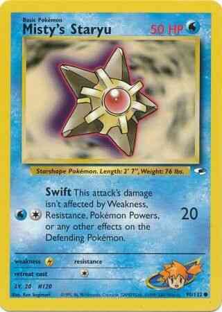 Misty's Staryu - 90/132 - Common - Unlimited [gym1U-90] [Non-Holo]