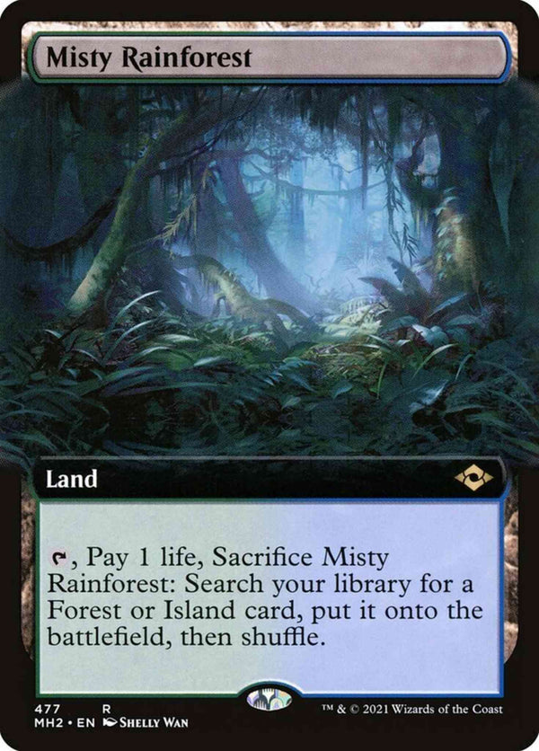 Misty Rainforest [477] [Extended Art] [Modern Horizons 2] [Non-Foil]