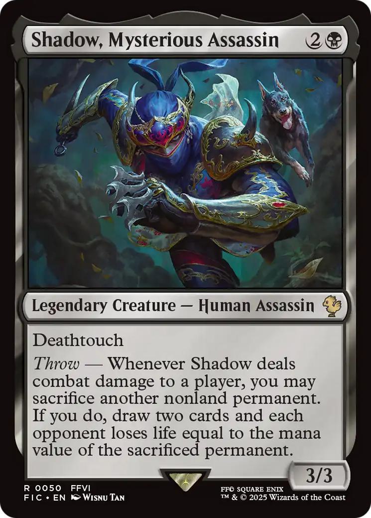 Shadow, Mysterious Assassin [50] [FINAL FANTASY: Commander] [Non-Foil]
