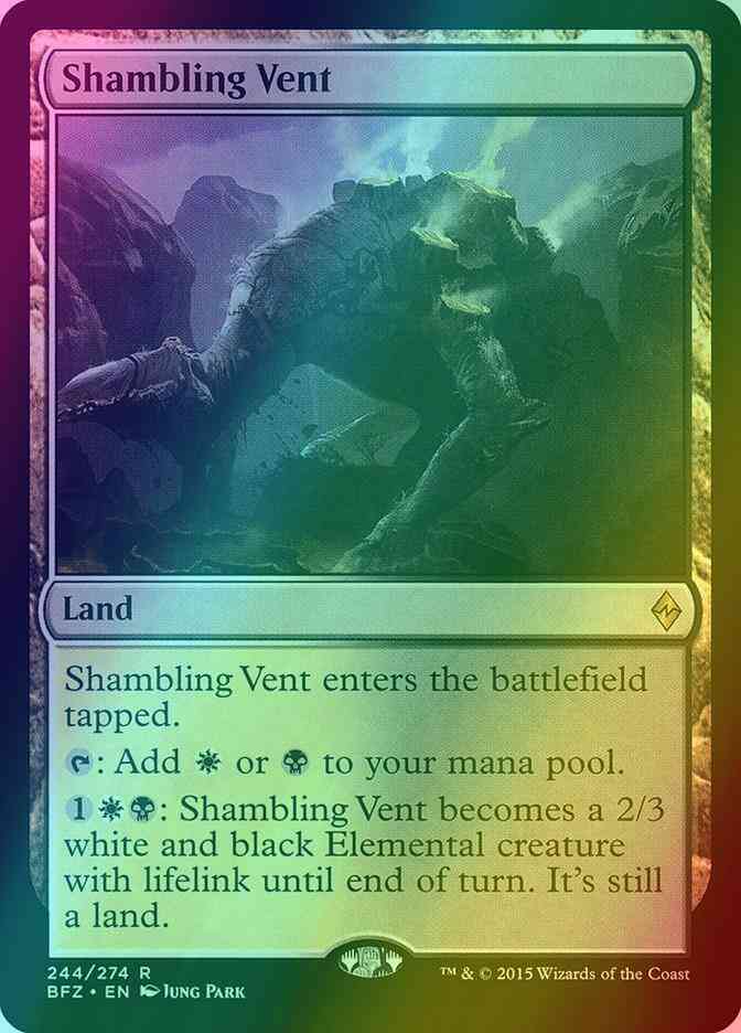 Shambling Vent [244] [Battle for Zendikar] [Foil]