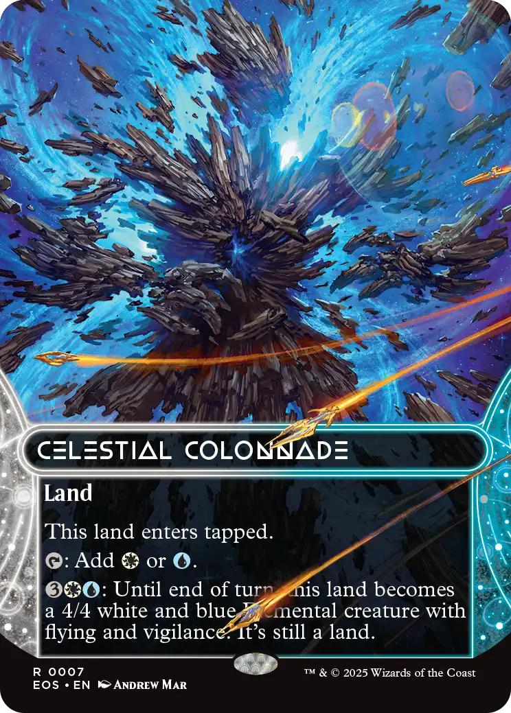 Celestial Colonnade [7] [Borderless] [Edge of Eternities: Stellar Sights] [Non-Foil]
