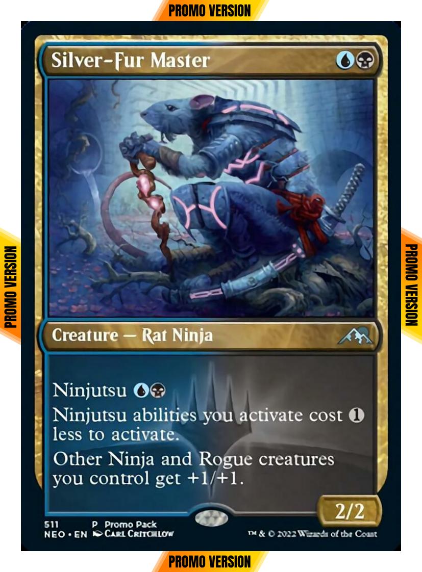Silver-Fur Master [511] [Dark Frame Promo Pack] [Kamigawa: Neon Dynasty] [Non-Foil]