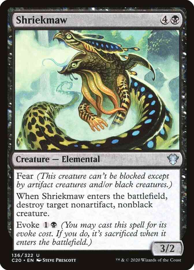 Shriekmaw [136] [Commander 2020] [Non-Foil]