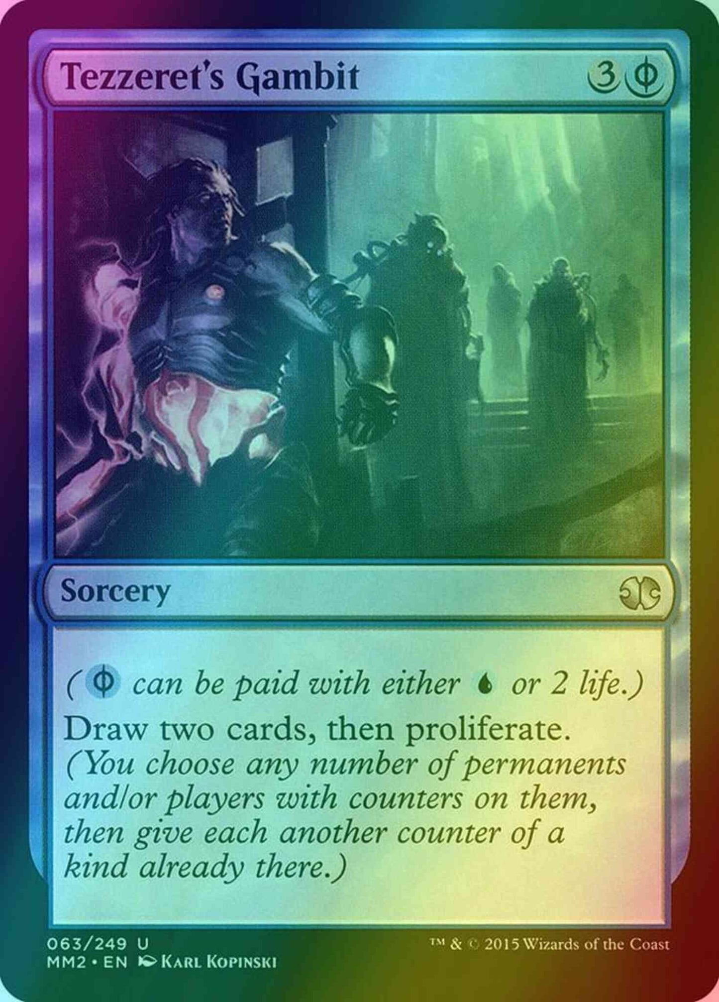 Tezzeret's Gambit [63] [Modern Masters 2015] [Foil]