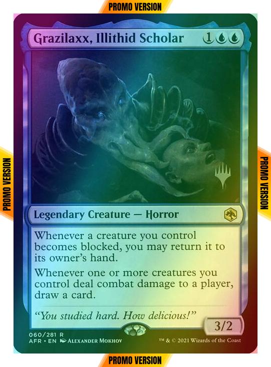 Grazilaxx, Illithid Scholar [Promo Pack] [60p] [Adventures in the Forgotten Realms Promos] [Foil]