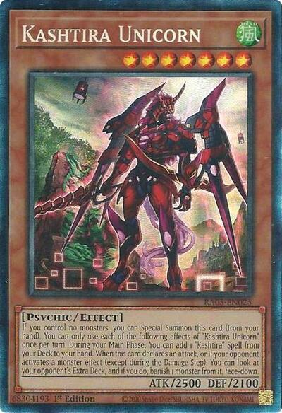 Kashtira Unicorn - RA05-EN025 - Collector's Rare - 1st Edition