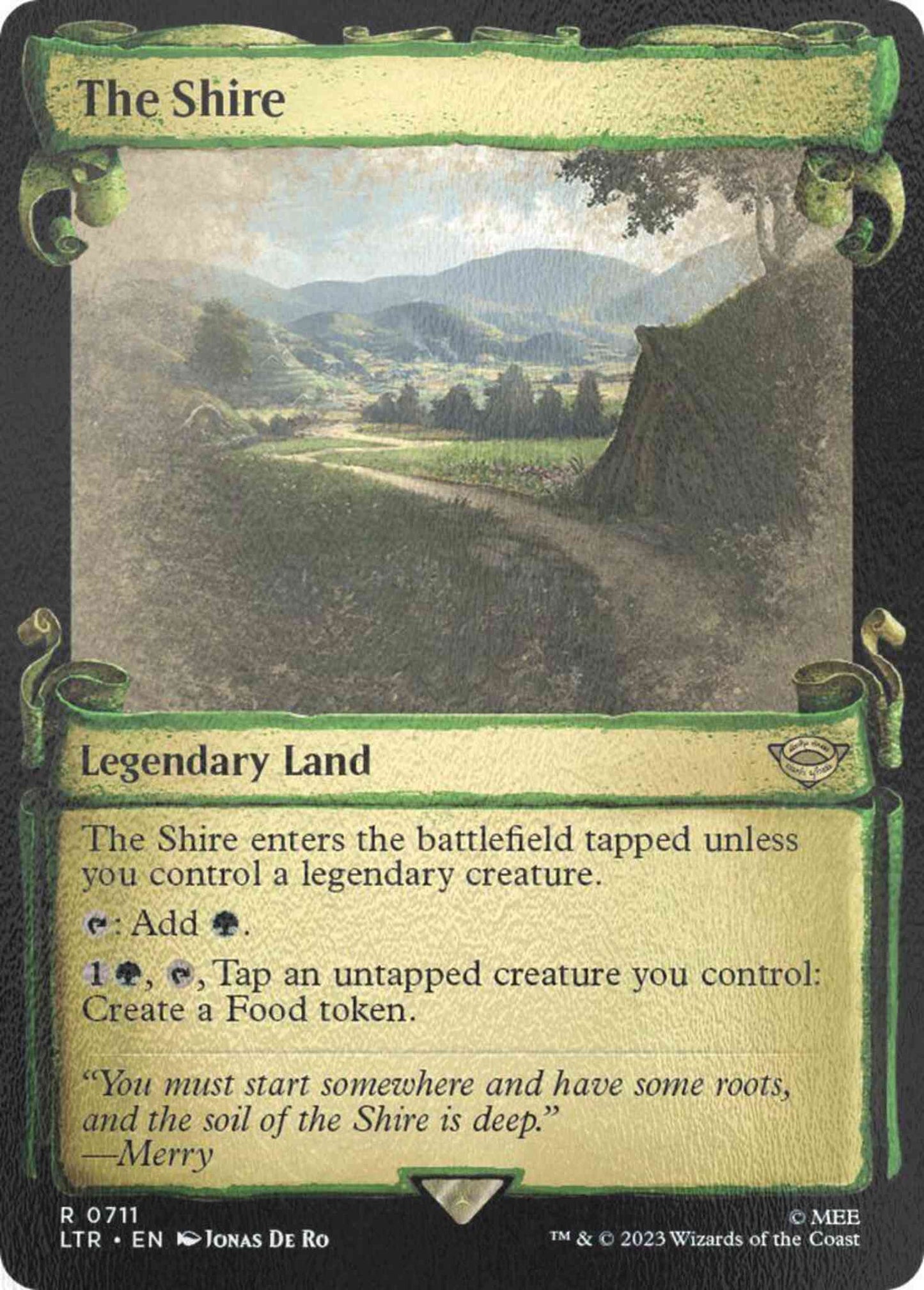 The Shire [711] [Scrolls Showcase] [The Lord of the Rings: Tales of Middle-earth] [Silver Foil]