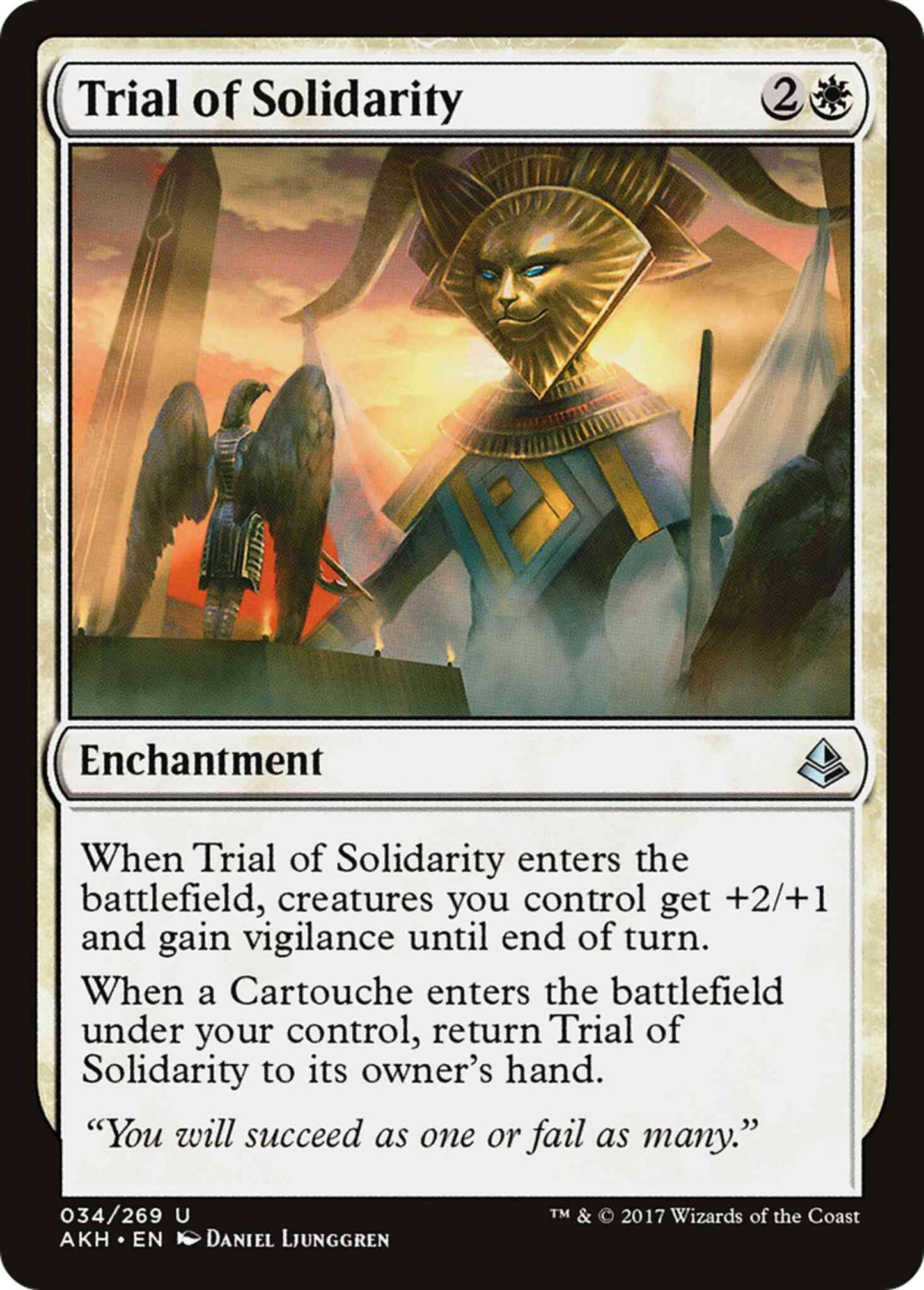 Trial of Solidarity [34] [Amonkhet] [Non-Foil]