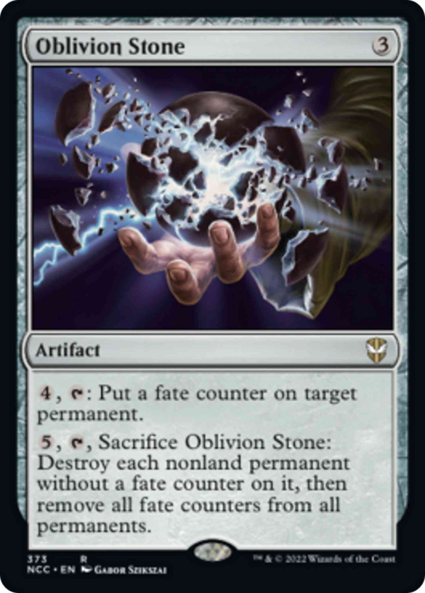 Oblivion Stone [373] [Streets of New Capenna: Commander] [Non-Foil]