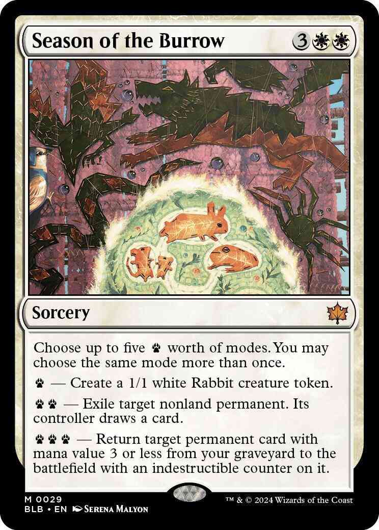 Season of the Burrow [29] [Bloomburrow] [Non-Foil]