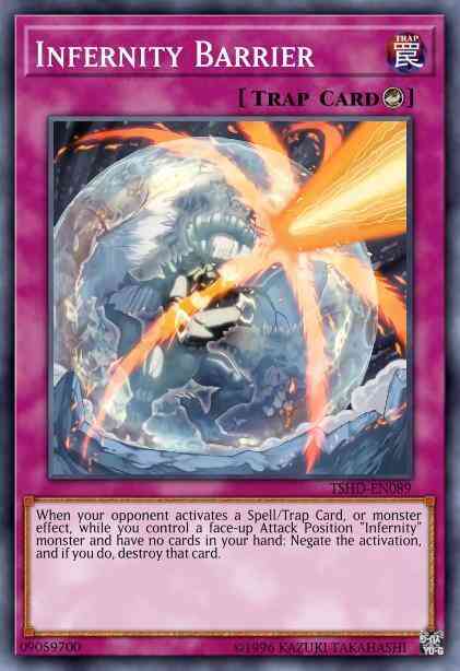 Infernity Barrier - TSHD-EN089 - Secret Rare - 1st Edition