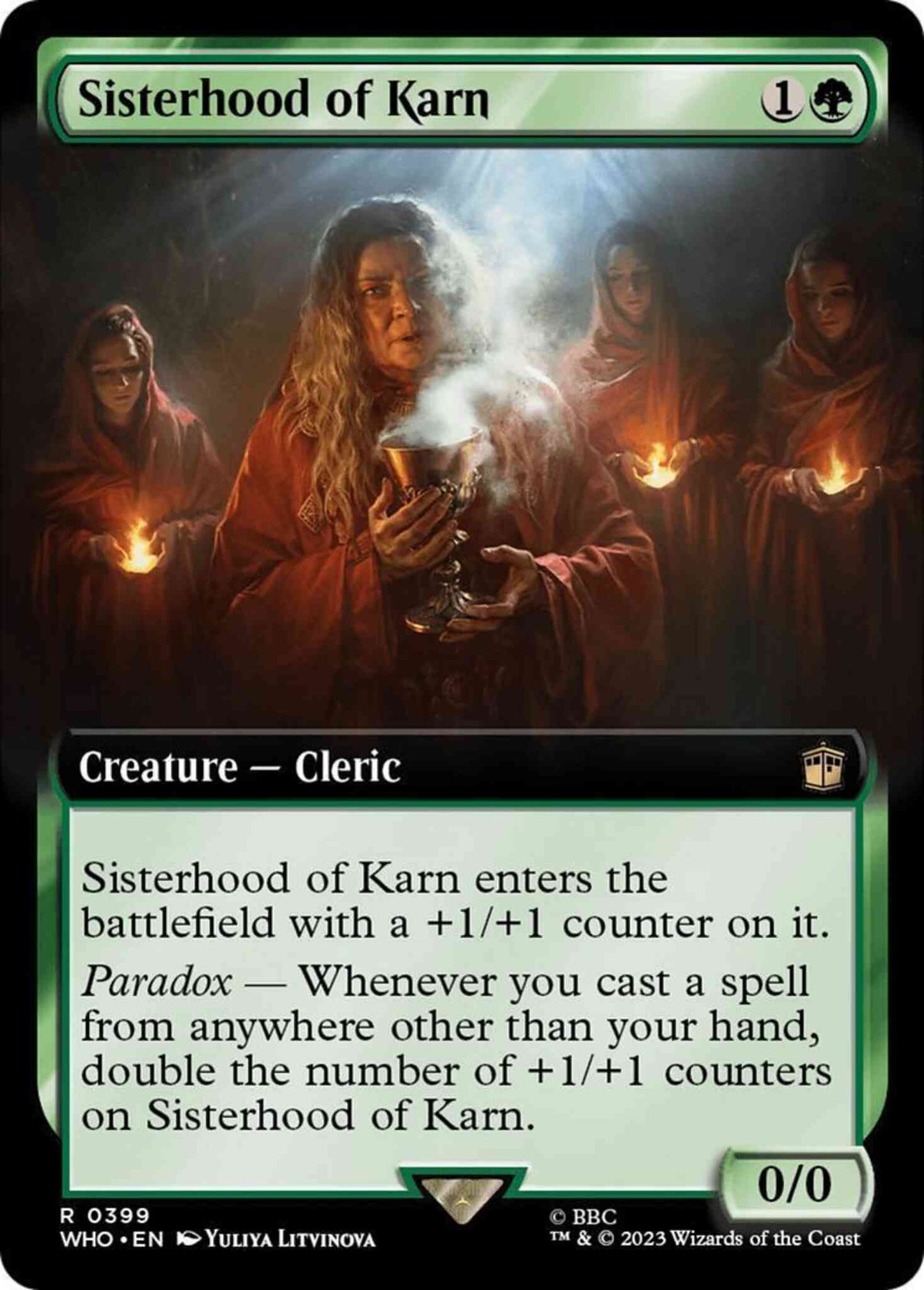 Sisterhood of Karn [399] [Extended Art] [Universes Beyond: Doctor Who] [Non-Foil]
