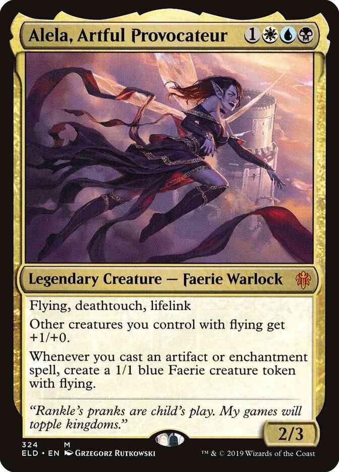 Alela, Artful Provocateur [324] [Throne of Eldraine] [Non-Foil]