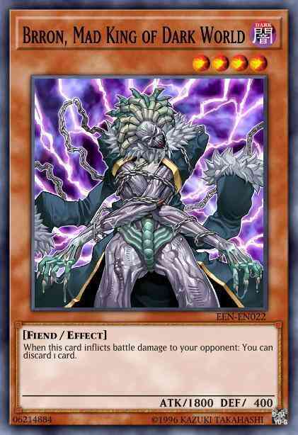 Brron, Mad King of Dark World - LCJW-EN244 - Ultra Rare - 1st Edition