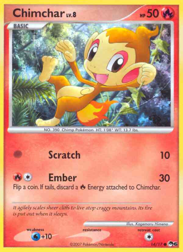 Chimchar - 14/17 - Common [pop6-14] [Non-Holo]