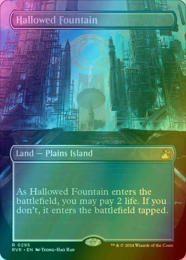 Hallowed Fountain [295] [Borderless] [Ravnica Remastered] [Foil]