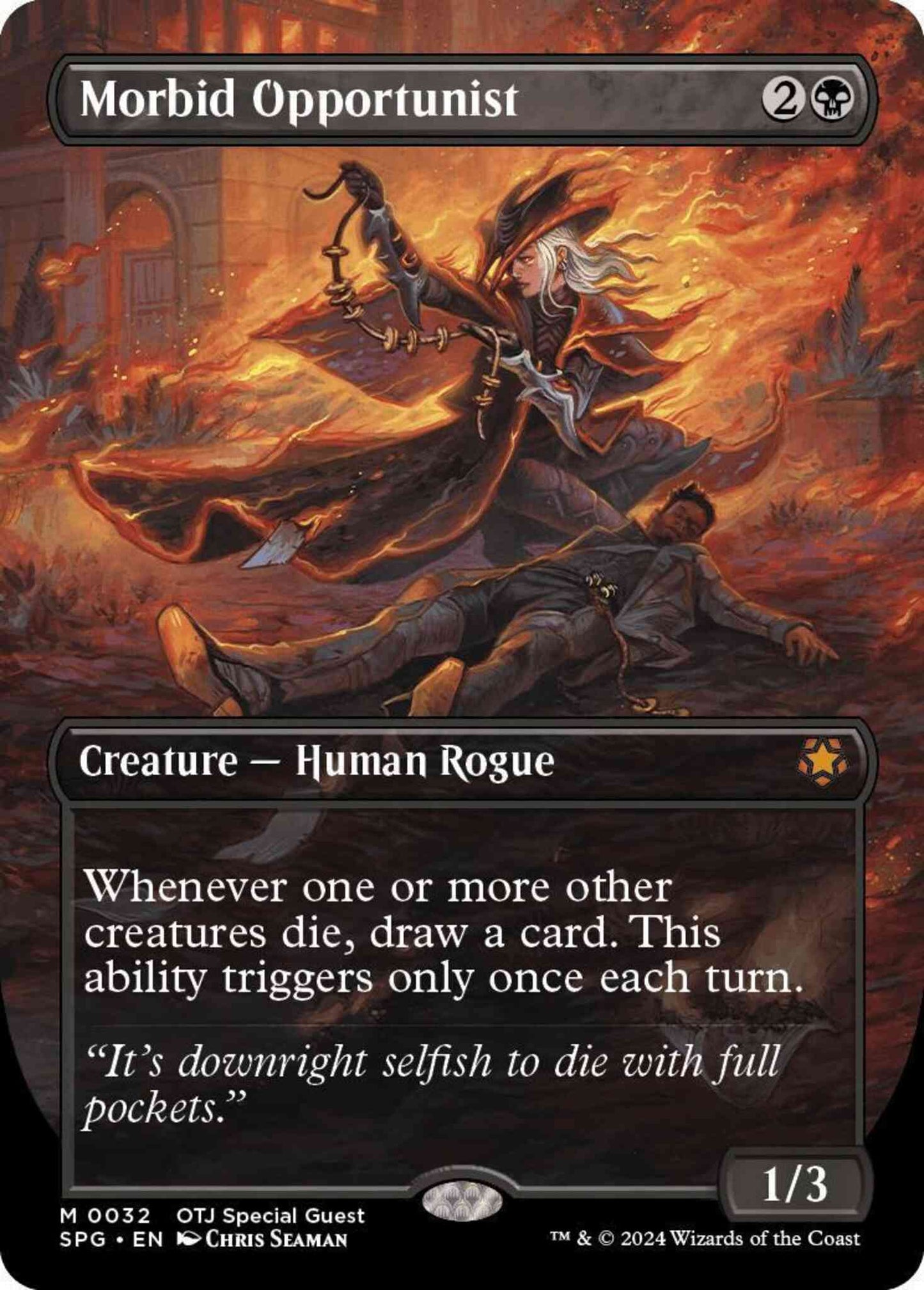 Morbid Opportunist [32] [Borderless] [Special Guests] [Non-Foil]