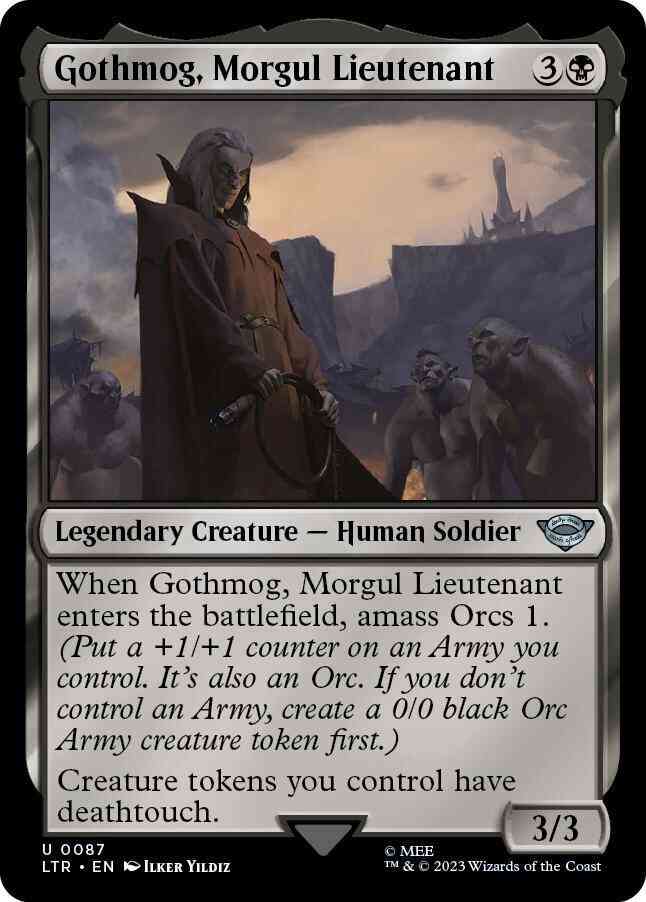 Gothmog, Morgul Lieutenant [87] [The Lord of the Rings: Tales of Middle-earth] [Non-Foil]