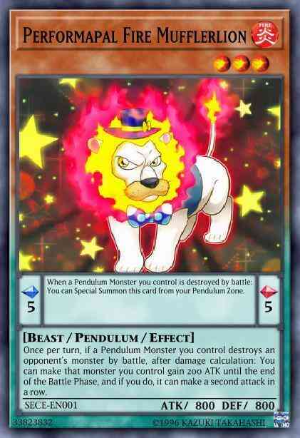 Performapal Fire Mufflerlion - SECE-EN001 - Common - Unlimited