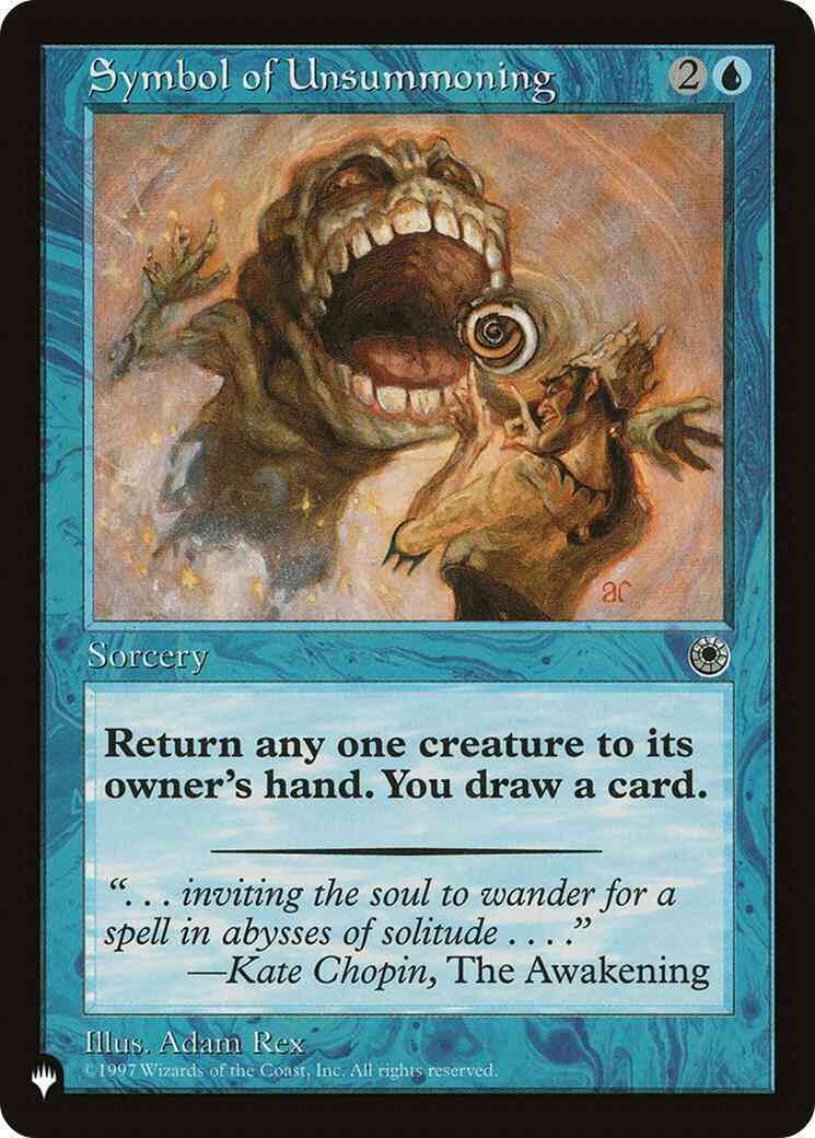Symbol of Unsummoning [POR-70] [The List] [Non-Foil]