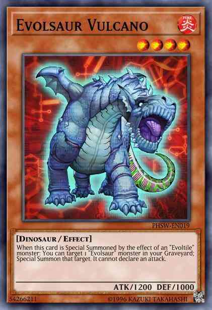 Evolsaur Vulcano - PHSW-EN019 - Rare - 1st Edition