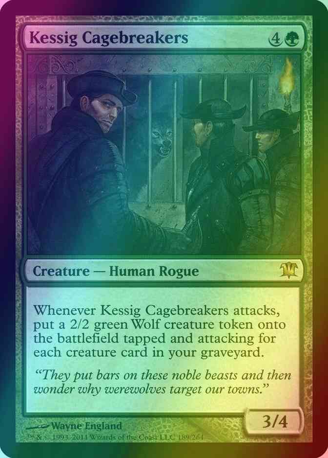 Kessig Cagebreakers [189] [Innistrad] [Foil]