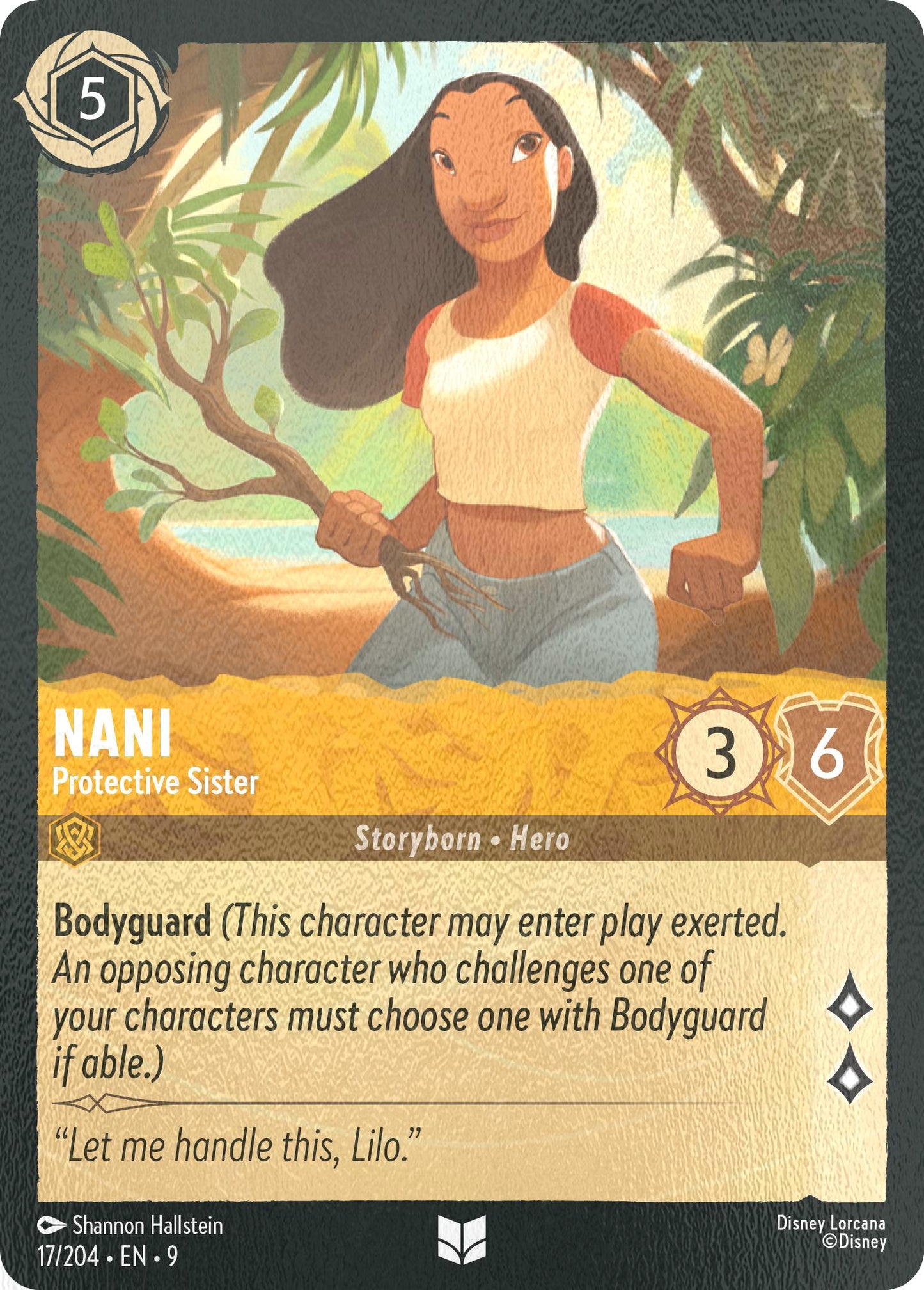 Nani - Protective Sister - 17/204 [Fabled] [Cold Foil]