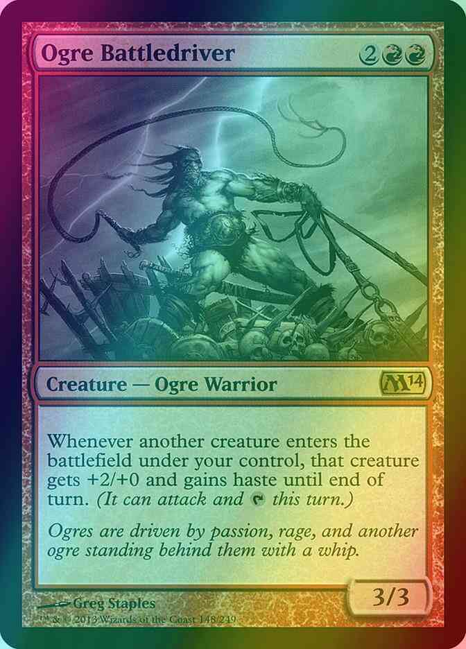 Ogre Battledriver [148] [Magic 2014] [Foil]