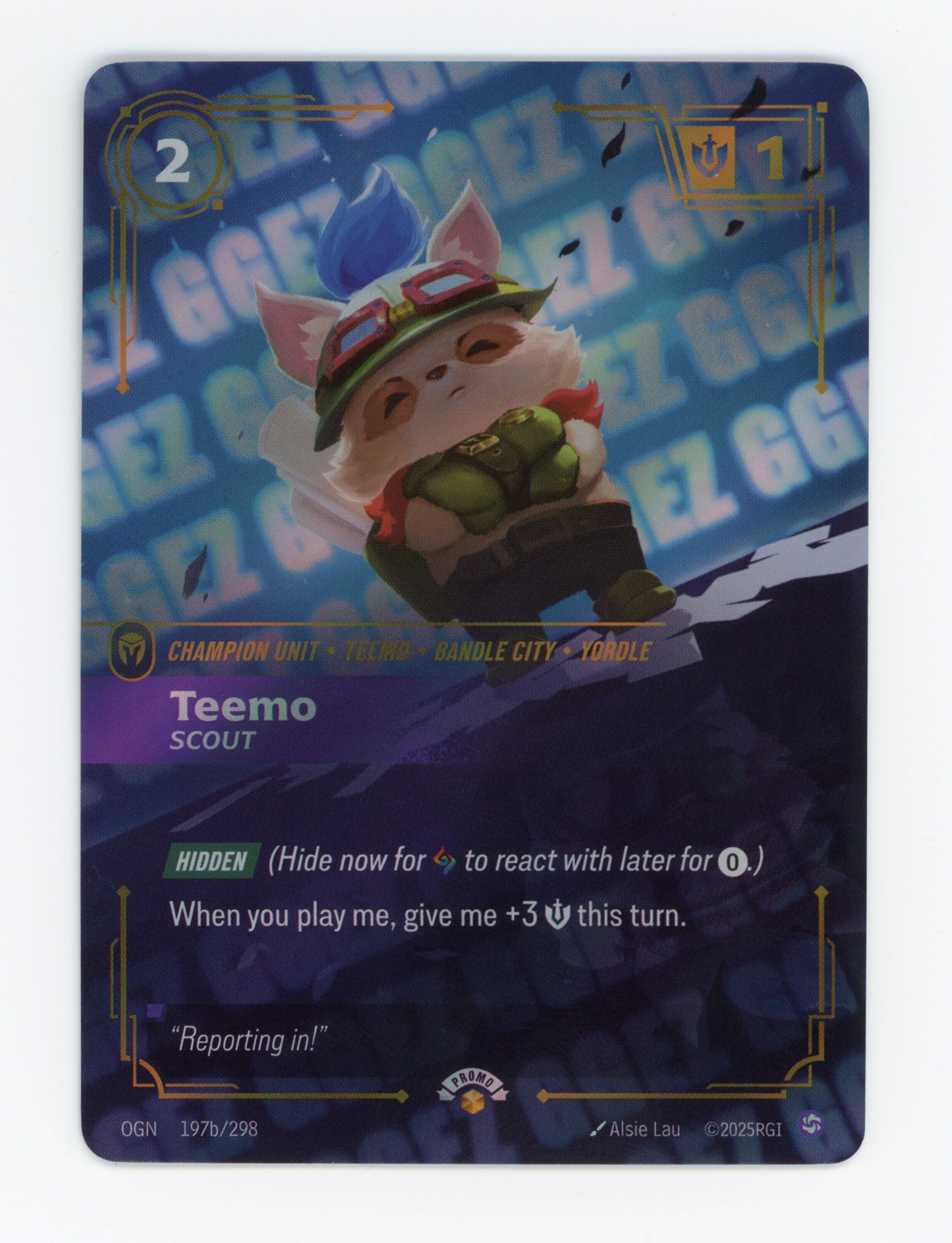 Teemo - Scout — GG EZ|Foil — ID 18095