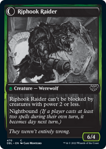 Hookhand Mariner // Riphook Raider [470] [Innistrad: Double Feature] [Non-Foil]