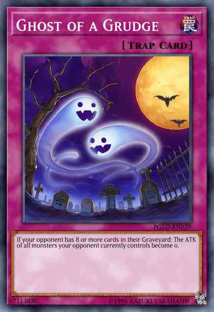 Ghost of a Grudge - PGLD-EN029 - Gold Secret Rare - 1st Edition