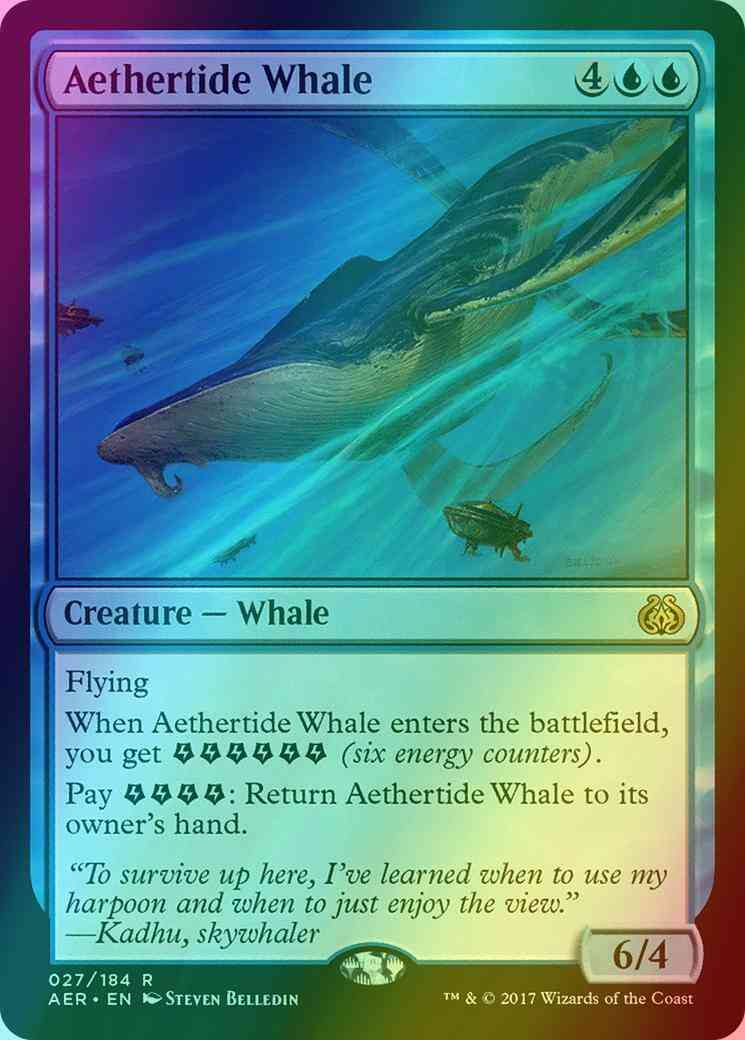 Aethertide Whale [27] [Aether Revolt] [Foil]