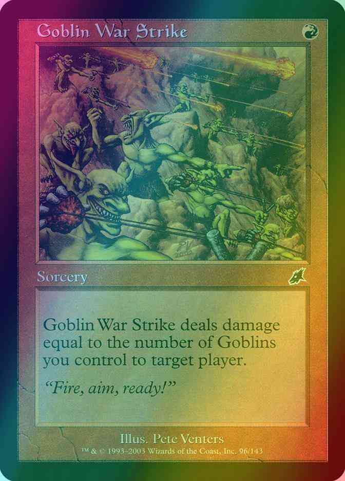 Goblin War Strike [96] [Scourge] [Foil]