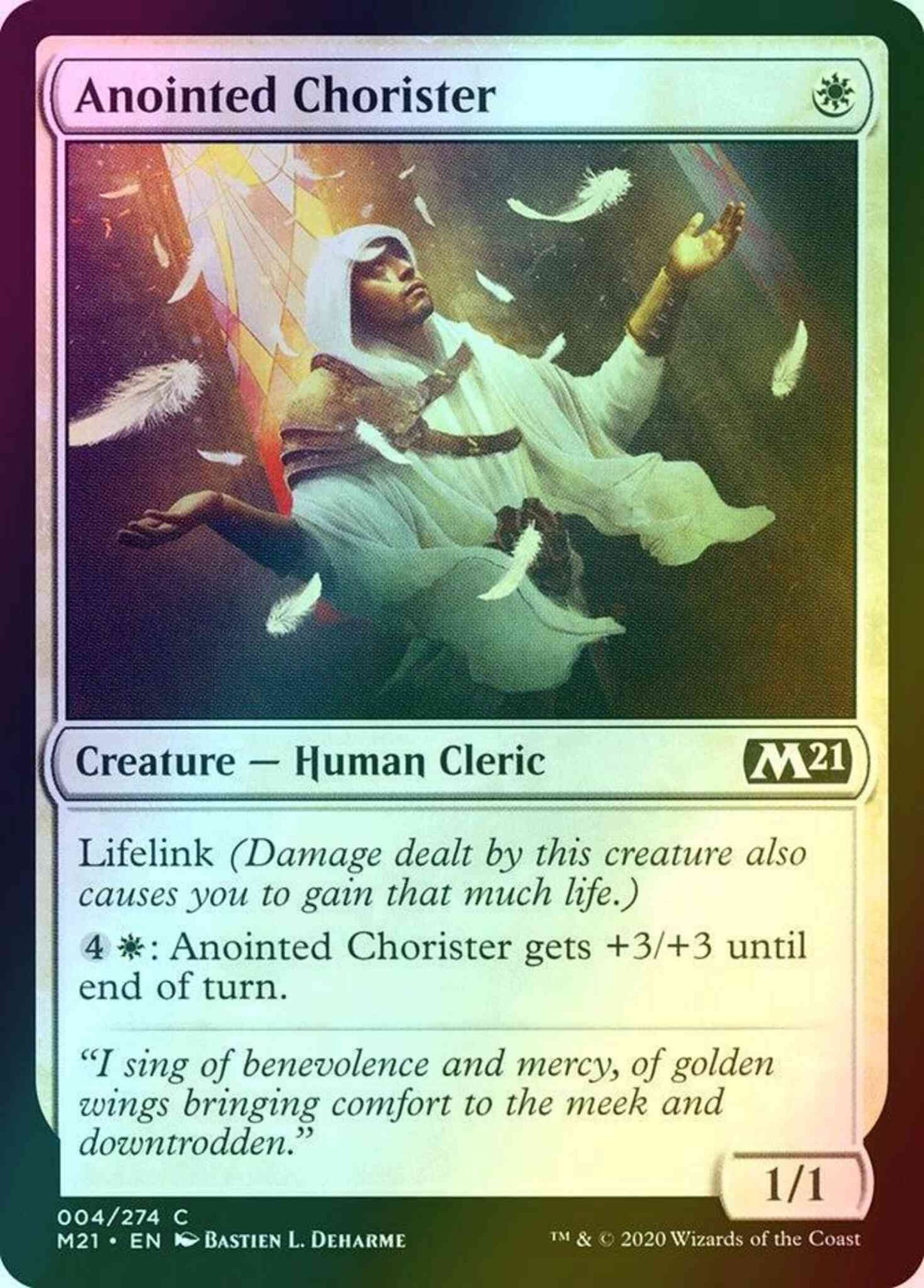 Anointed Chorister [4] [Core Set 2021] [Foil]