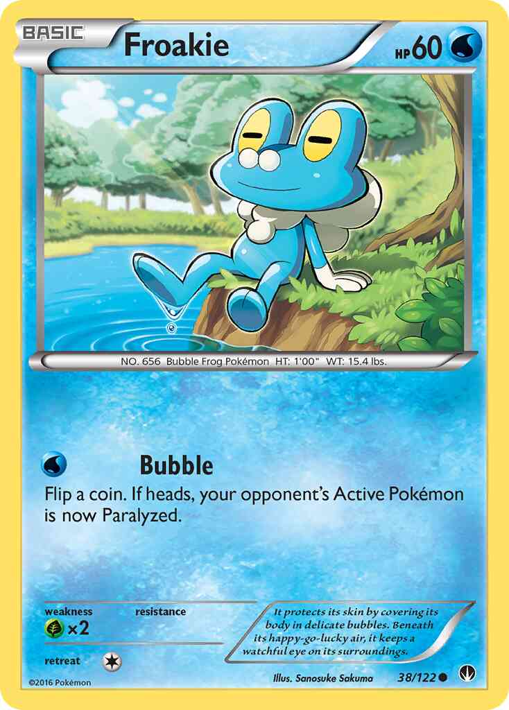 Froakie - 38/122 - Common [xy9-38] [Non-Holo]