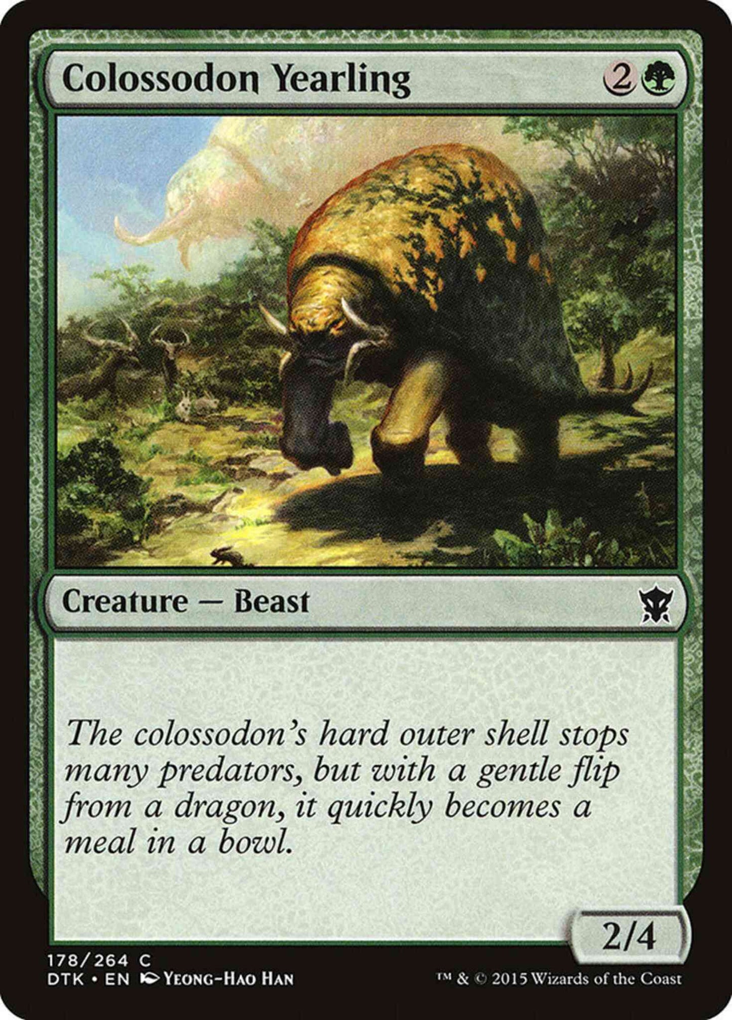 Colossodon Yearling [178] [Dragons Of Tarkir] [Non-Foil]