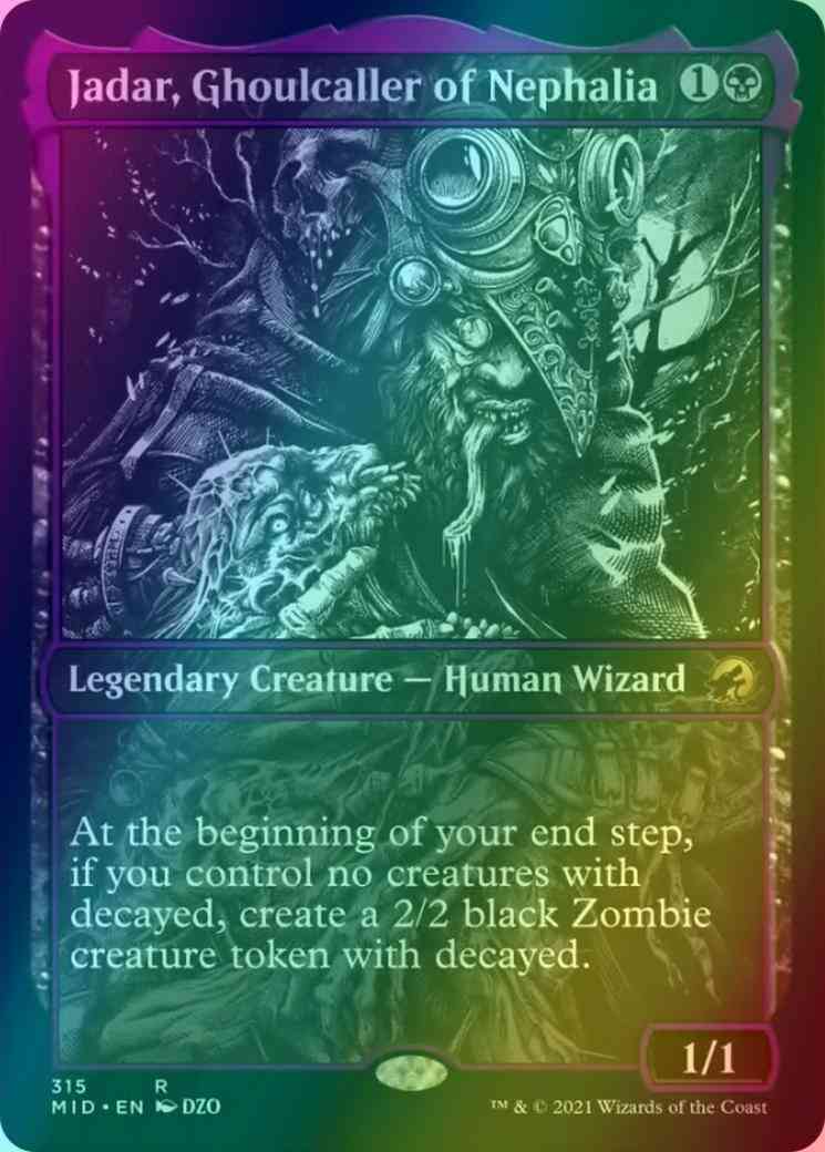 Jadar, Ghoulcaller of Nephalia [315] [Eternal Night Showcase] [Innistrad: Midnight Hunt] [Foil]