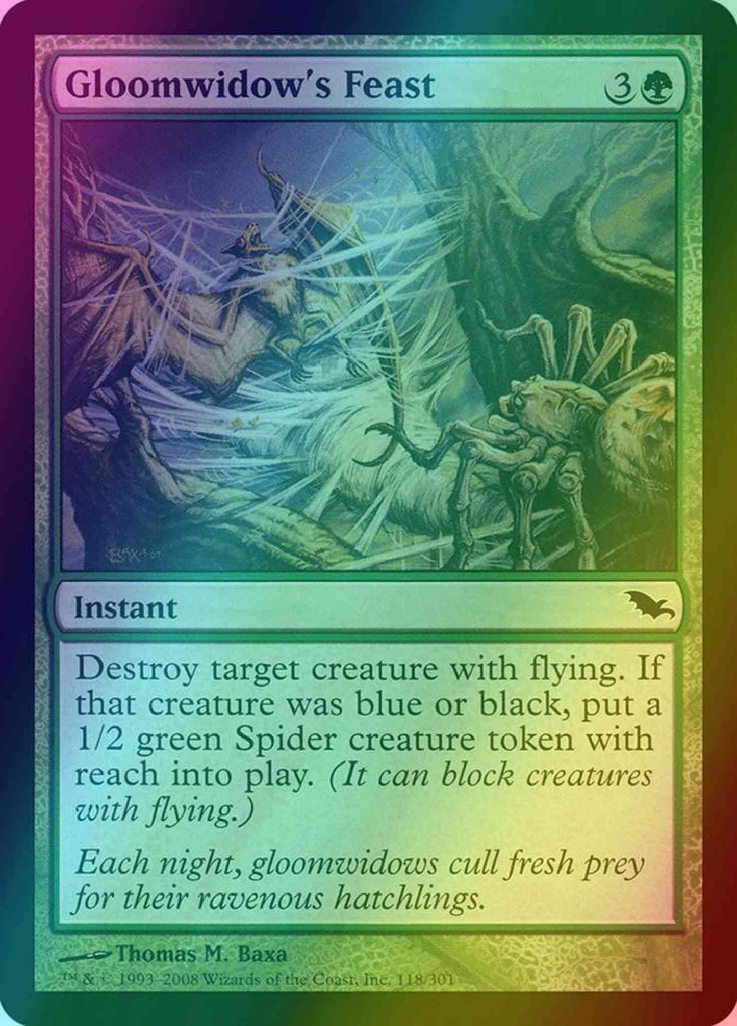 Gloomwidow's Feast [118] [Shadowmoor] [Foil]