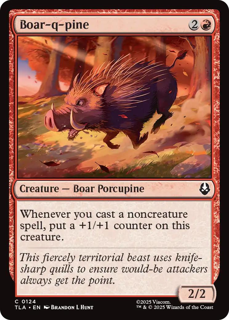 Boar-q-pine [124] [Avatar: The Last Airbender] [Non-Foil]