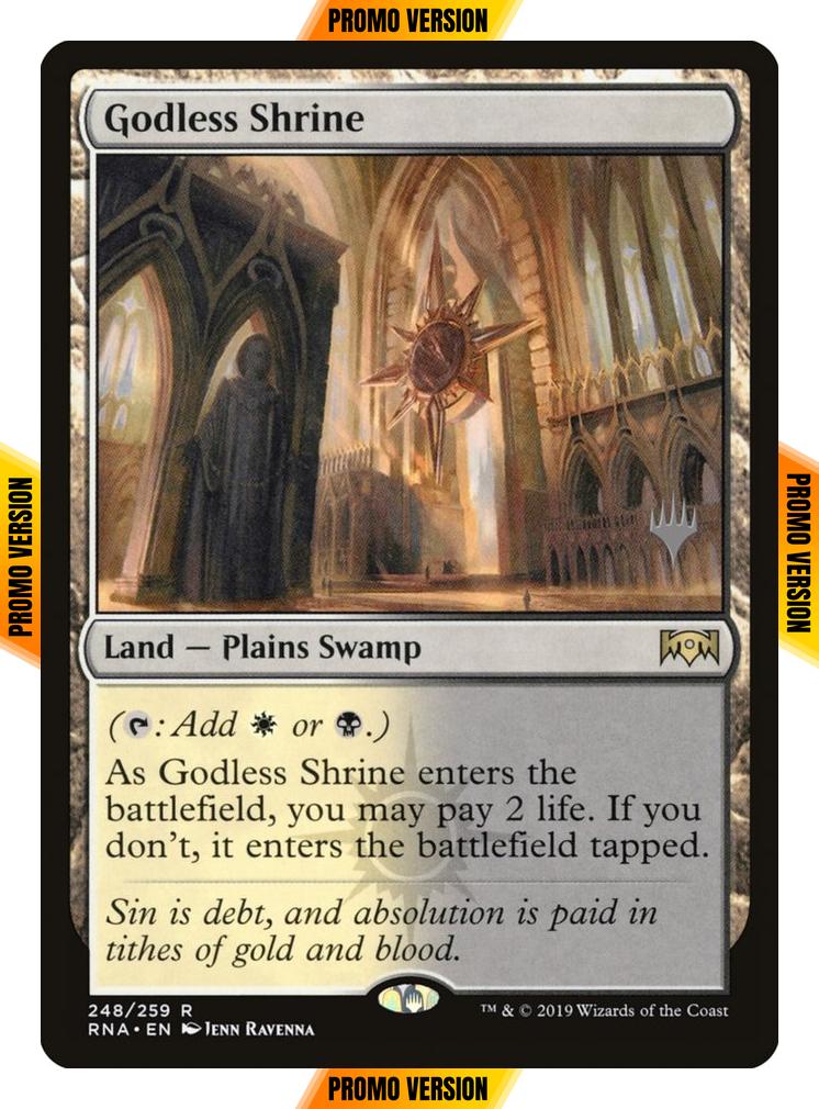Godless Shrine [248p] [Promo Pack] [Ravnica Allegiance Promos] [Foil]