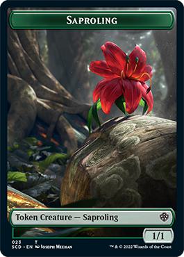 Cat Token (03) // Saproling Token (23) [Starter Commander Decks: Tokens] [Non-Foil]