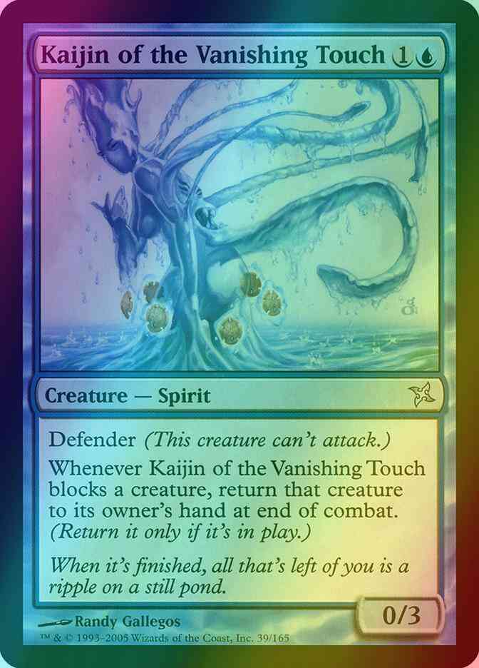 Kaijin of the Vanishing Touch [39] [Betrayers of Kamigawa] [Foil]